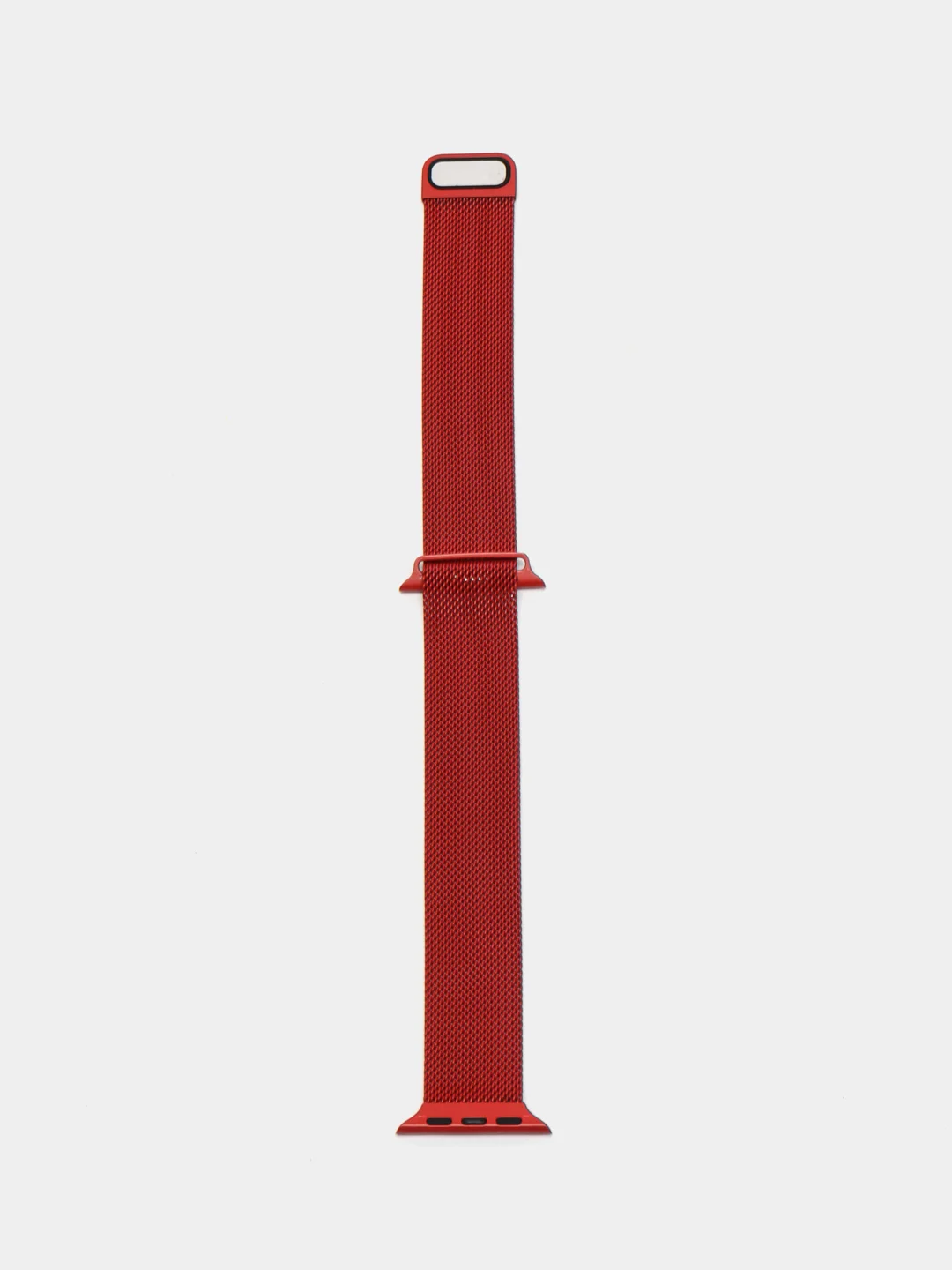 Красный металлический стальной ремешок браслет для Apple Watch 38/40 mm, Миланская петля