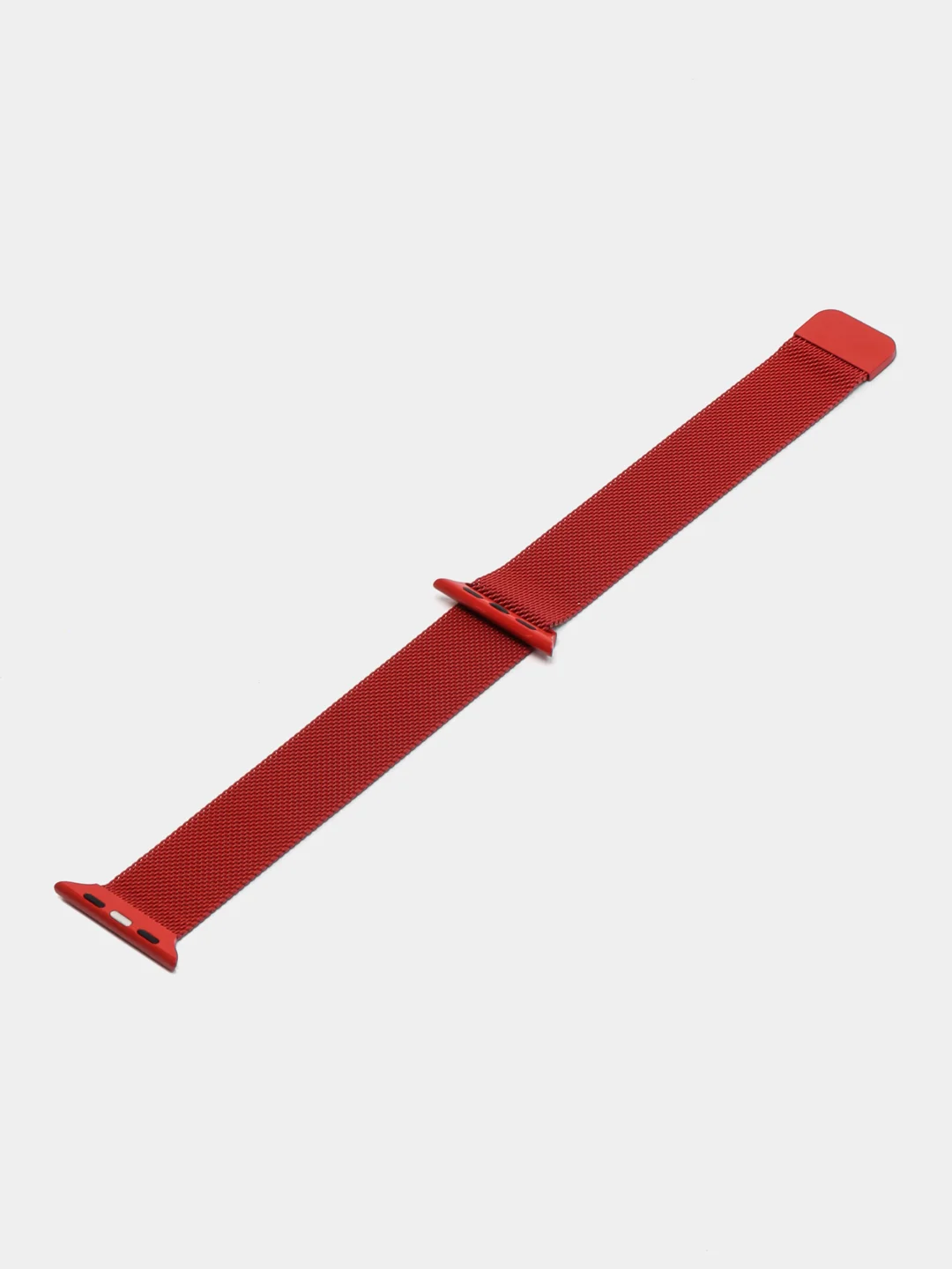 Красный металлический стальной ремешок браслет для Apple Watch 38/40 mm, Миланская петля