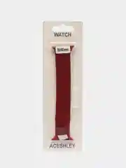 Красный металлический стальной ремешок браслет для Apple Watch 38/40 mm, Миланская петля