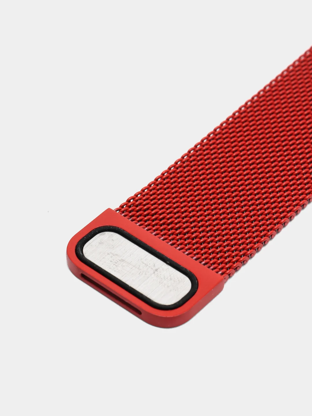 Красный металлический стальной ремешок браслет для Apple Watch 38/40 mm, Миланская петля