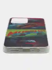 Пурпурный чехол для Realme C30, C30s, Narzo 50i Prime, с рисунком