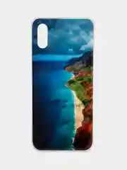 Морской чехол Xiaomi Redmi 9A, Сяоми Редми 9А с рисунком автомобили