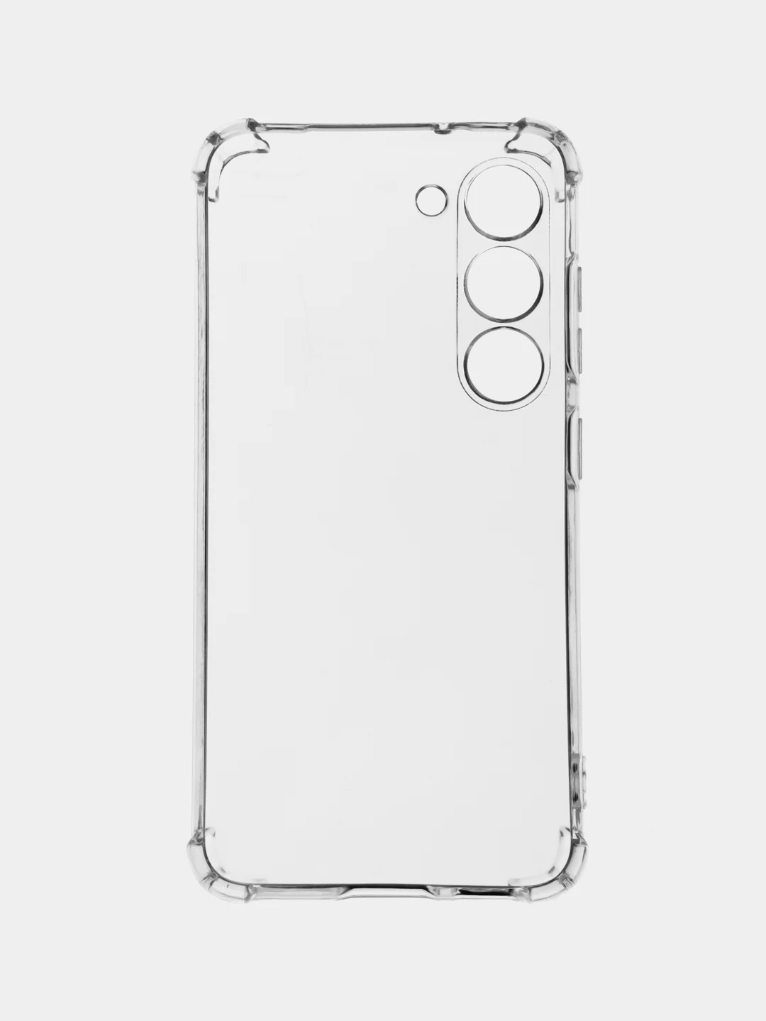 Прозрачный чехол Samsung Galaxy S23 (Самсунг Галакси С23), прозрачный, силиконовый, противоударный