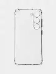 Прозрачный чехол Samsung Galaxy S23 (Самсунг Галакси С23), прозрачный, силиконовый, противоударный