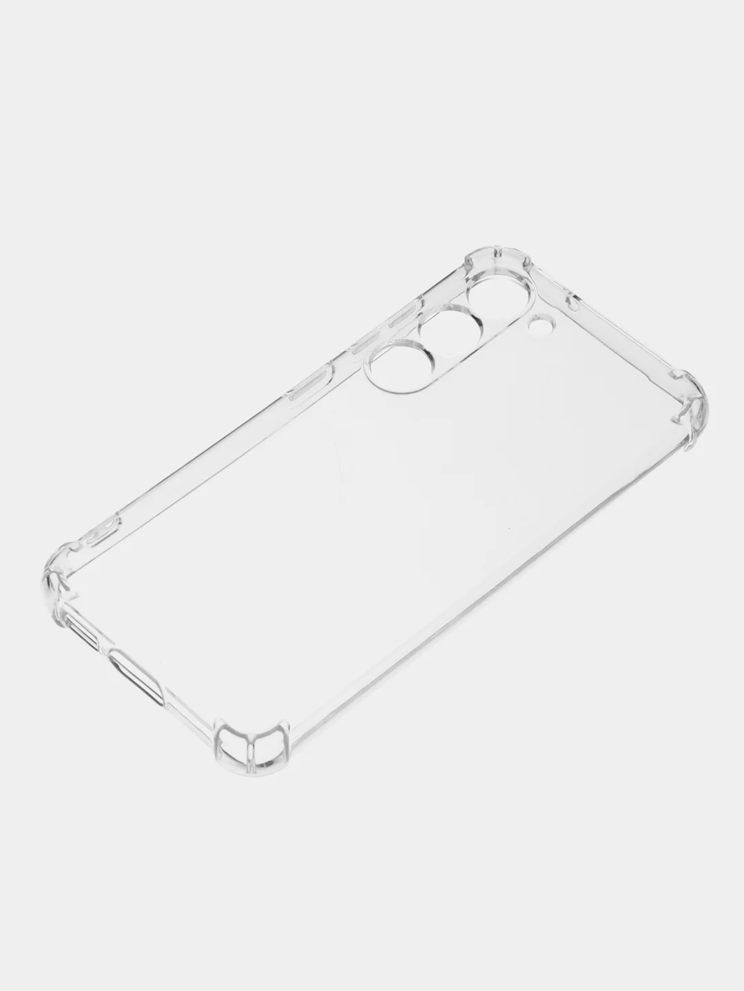 Прозрачный чехол Samsung Galaxy S23 (Самсунг Галакси С23), прозрачный, силиконовый, противоударный
