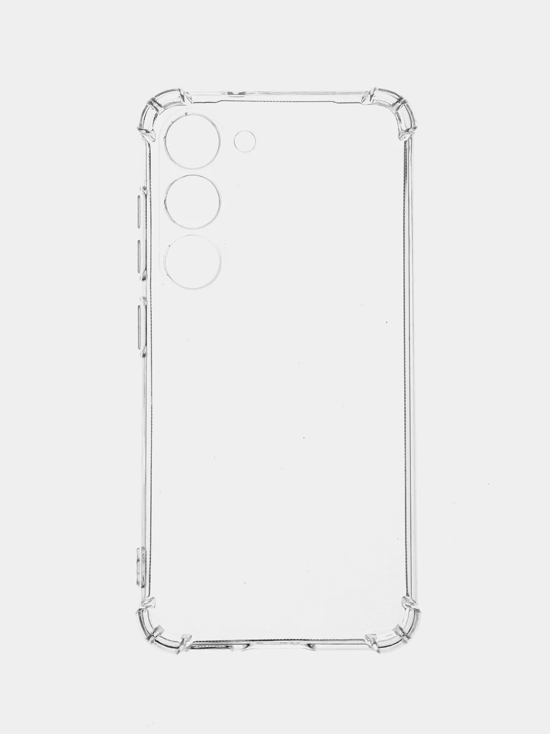 Прозрачный чехол Samsung Galaxy S23 (Самсунг Галакси С23), прозрачный, силиконовый, противоударный