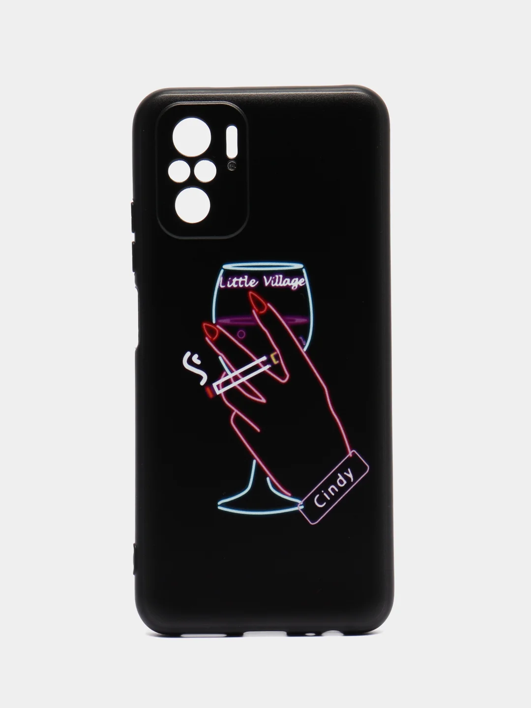 Голубой силиконовый чехол для Xiaomi Redmi Note 10S / Note 10 4G / Poco m5S, с рисунком, с принтом
