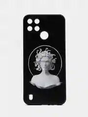 Карамельный чехол для Realme C21y / C25y, с принтом, с рисунком (Реалми С21у / С25у)