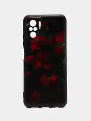 Оранжевый силиконовый чехол для Xiaomi Redmi Note 10S / Note 10 4G / Poco m5S, с рисунком, с принтом