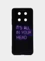 Серый силиконовый чехол для Huawei nova Y90, с принтом, с рисунком (Хуавей Нова У90 )