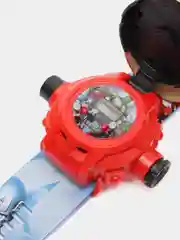 Бронзовый наручные часы детские, с проектором Щенячий патруль, Человек паук, Холодное сердце