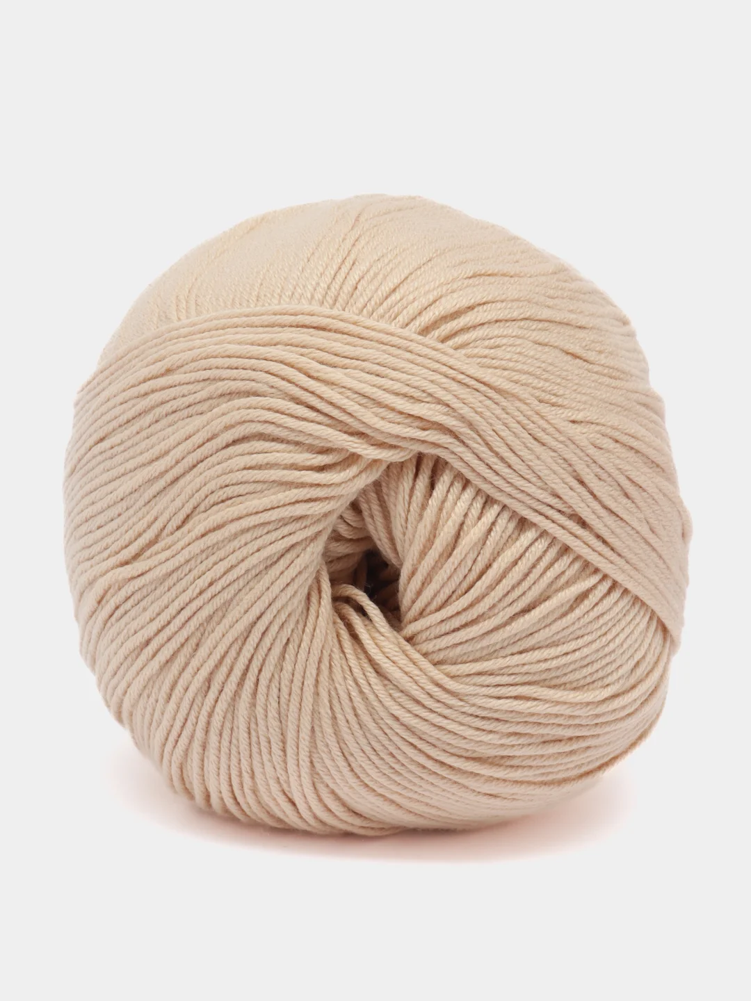 Кремовый пряжа Gazzal Baby Cotton, 5 мотков в комплекте, 40% акрил, 60% хлопок, 50 г, 165 м