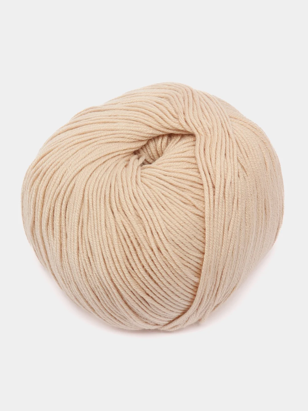 Кремовый пряжа Gazzal Baby Cotton, 5 мотков в комплекте, 40% акрил, 60% хлопок, 50 г, 165 м