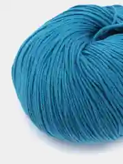 Лазурный пряжа Gazzal Baby Cotton, 5 мотков в комплекте, 40% акрил, 60% хлопок, 50 г, 165 м