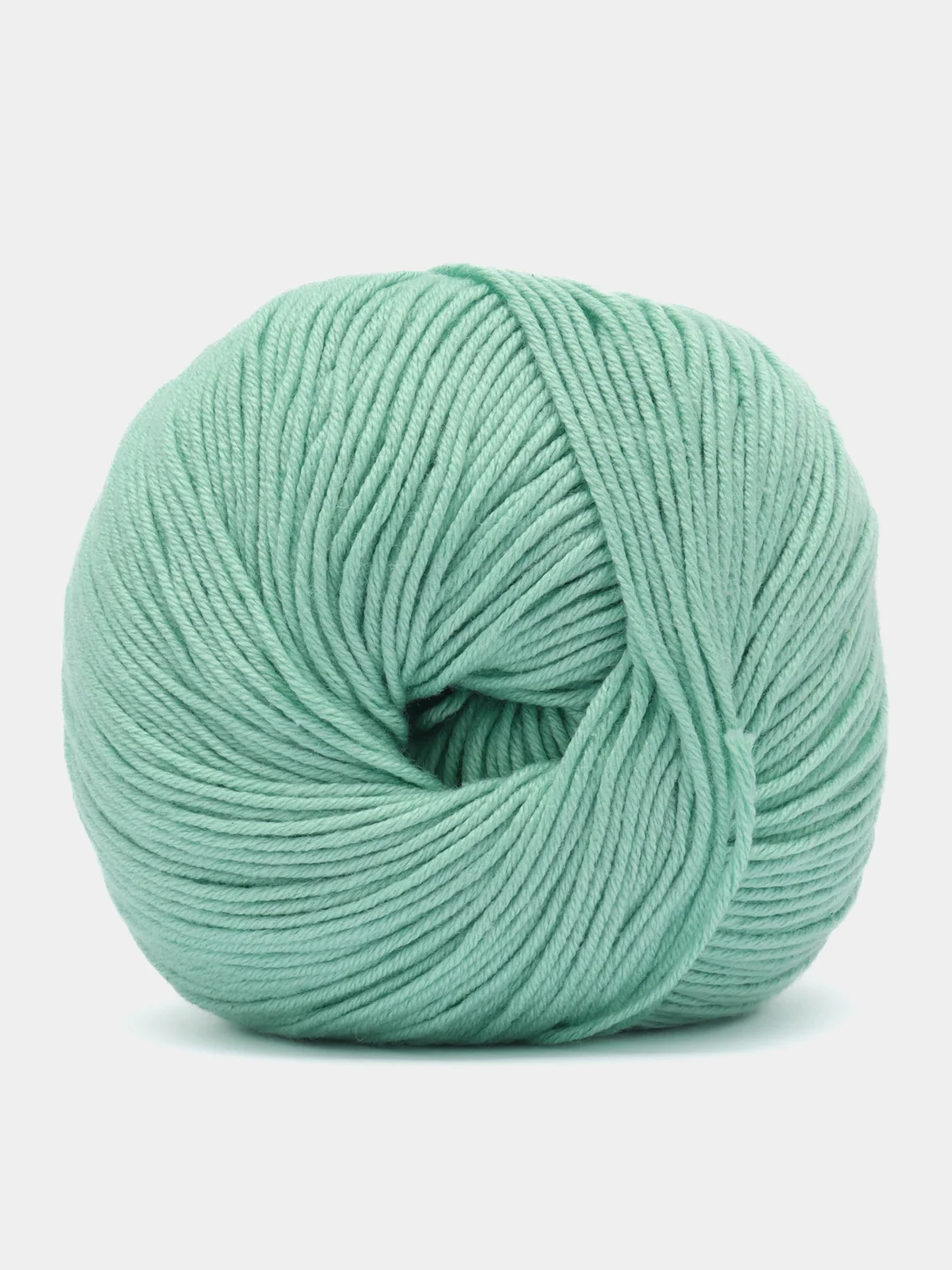 Мятный пряжа Gazzal Baby Cotton, 5 мотков в комплекте, 40% акрил, 60% хлопок, 50 г, 165 м