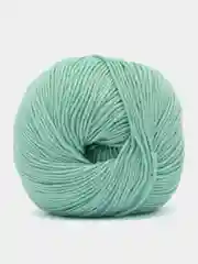 Мятный пряжа Gazzal Baby Cotton, 5 мотков в комплекте, 40% акрил, 60% хлопок, 50 г, 165 м