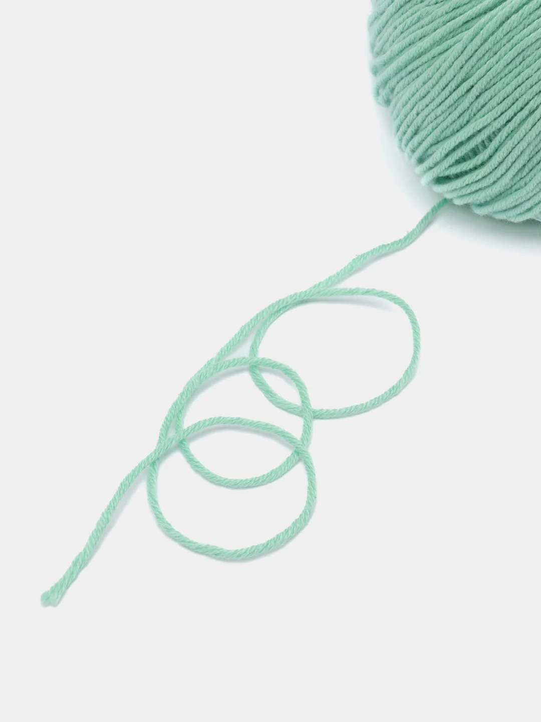 Мятный пряжа Gazzal Baby Cotton, 5 мотков в комплекте, 40% акрил, 60% хлопок, 50 г, 165 м