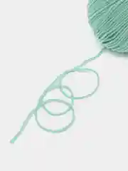 Мятный пряжа Gazzal Baby Cotton, 5 мотков в комплекте, 40% акрил, 60% хлопок, 50 г, 165 м