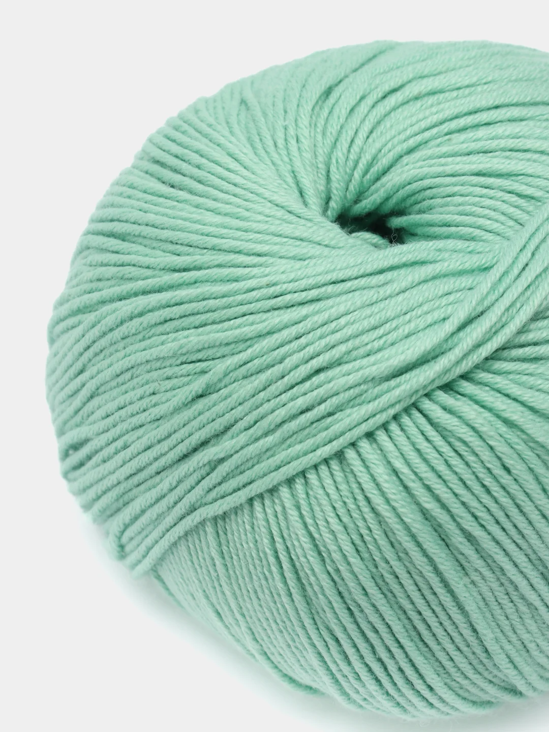 Мятный пряжа Gazzal Baby Cotton, 5 мотков в комплекте, 40% акрил, 60% хлопок, 50 г, 165 м