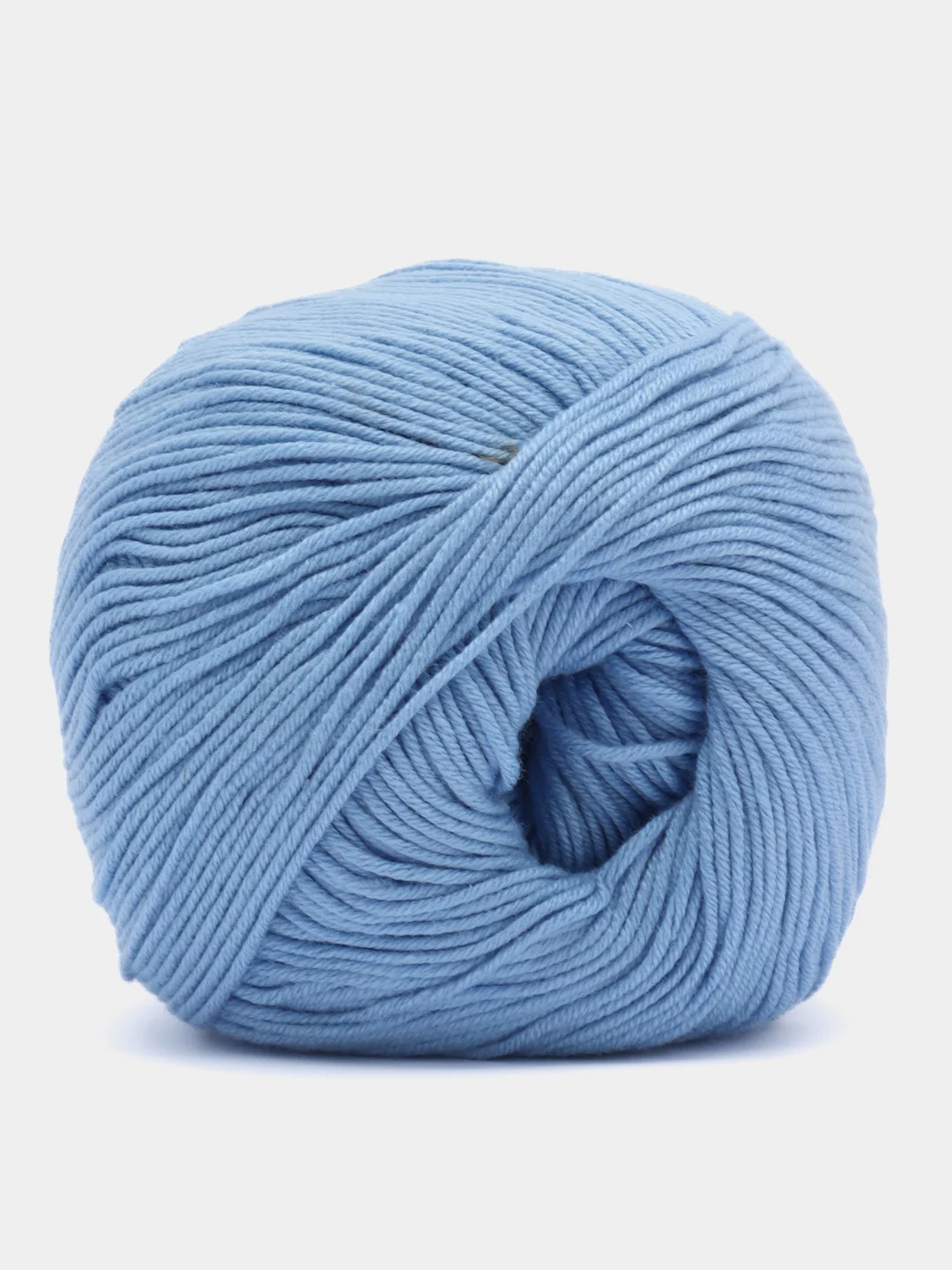 Небесно-голубой пряжа Gazzal Baby Cotton, 5 мотков в комплекте, 40% акрил, 60% хлопок, 50 г, 165 м