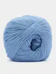 Небесно-голубой пряжа Gazzal Baby Cotton, 5 мотков в комплекте, 40% акрил, 60% хлопок, 50 г, 165 м