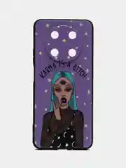 Пурпурный силиконовый чехол для Huawei nova Y90, с принтом, с рисунком (Хуавей Нова У90 )