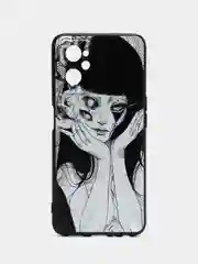 Белый силиконовый чехол для Realme 9i / OPPO A96, с принтом, с рисунком (Реалми 9 ай / Оппо А96)