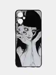 Белый силиконовый чехол для Tecno Camon 19 Neo, с принтом, с рисунком (Техно Камон 19 Нео)