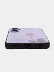 Серебряный силиконовый чехол для infinix Hot 20 4G, с принтом, с рисунком (Инфиникс Хот 20 4г)