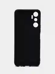 Серебряный силиконовый чехол для infinix Hot 20 4G, с принтом, с рисунком (Инфиникс Хот 20 4г)