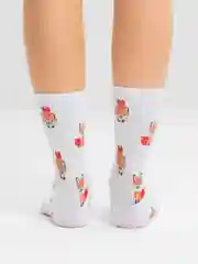 Носки с принтом "Лисичка"