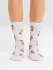 Носки с принтом "Лисичка"