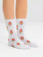 Носки с принтом "Лисичка"