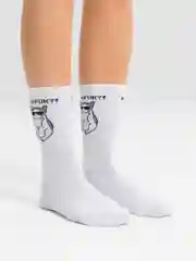 Носки с принтом "Кот крутышка"