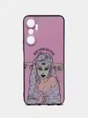 Приглушённый хаки силиконовый чехол для infinix Hot 20 4G, с принтом, с рисунком (Инфиникс Хот 20 4г)