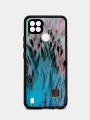 Бирюзовый чехол для Realme C21 "DF"