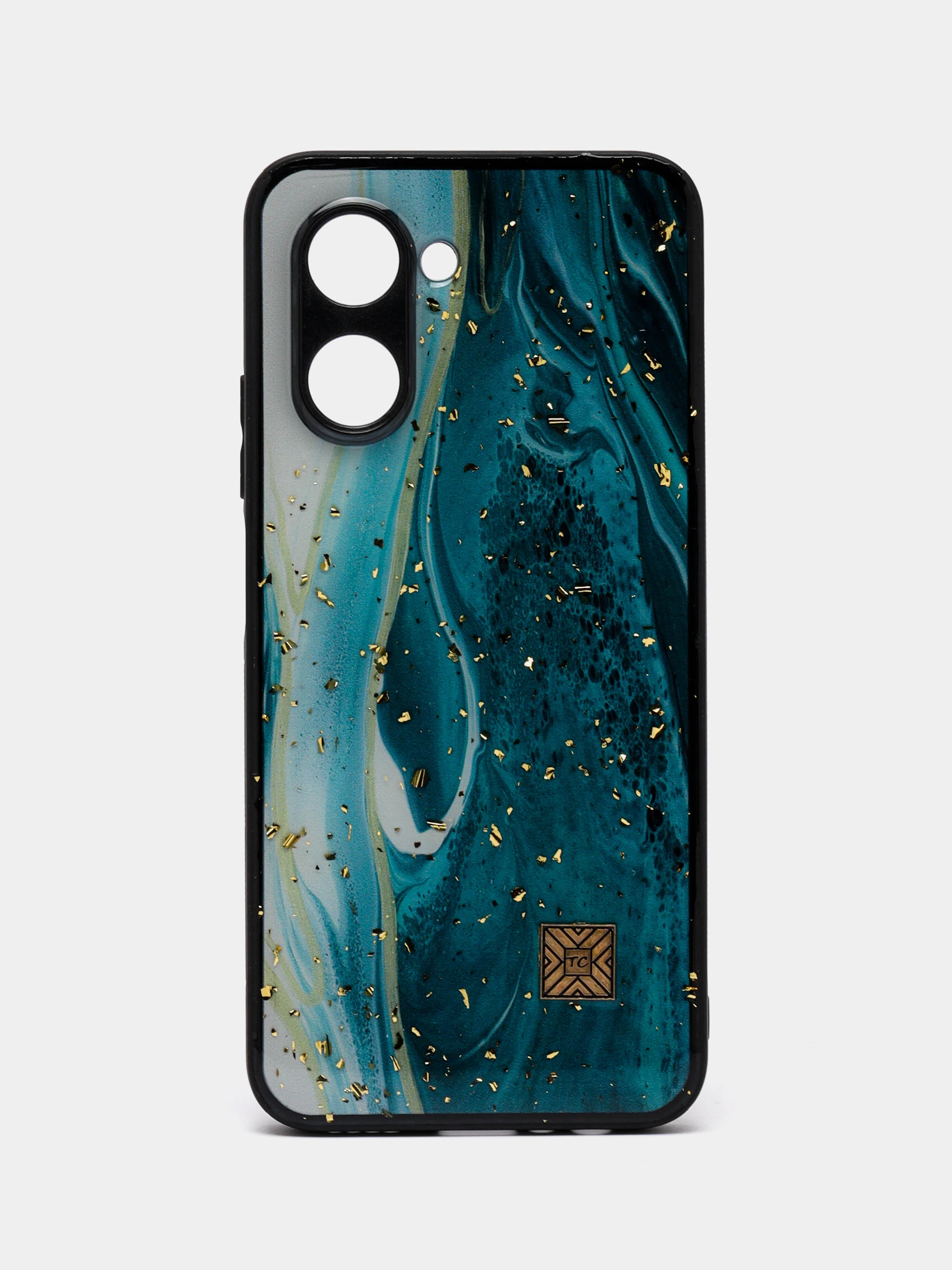 Зеленый чехол для Realme C33 DF