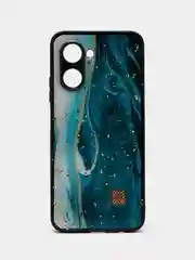 Зеленый чехол для Realme C33 DF
