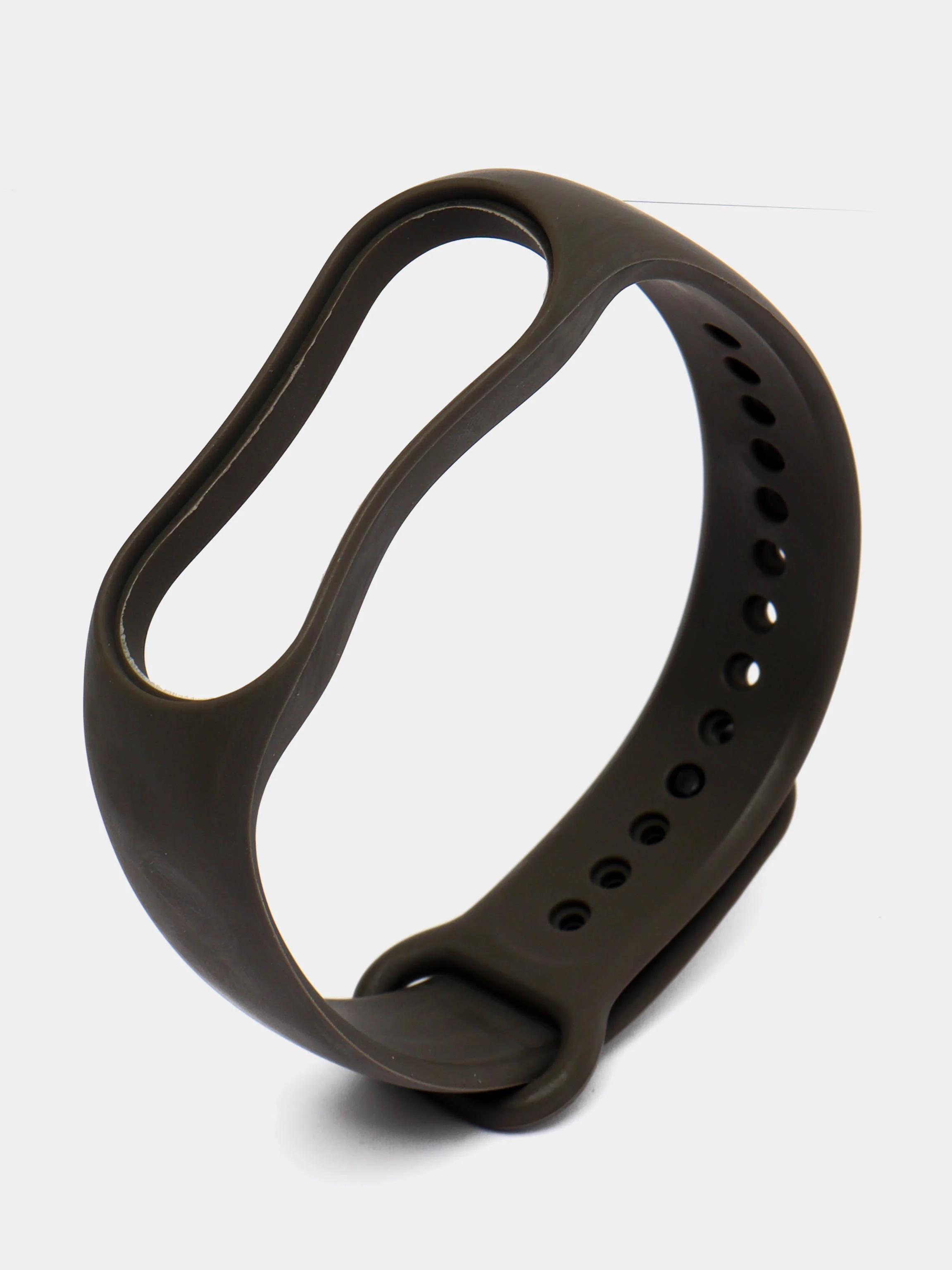 Серый металлик силиконовый ремешок для фитнес-браслета Xiaomi Mi Band 7