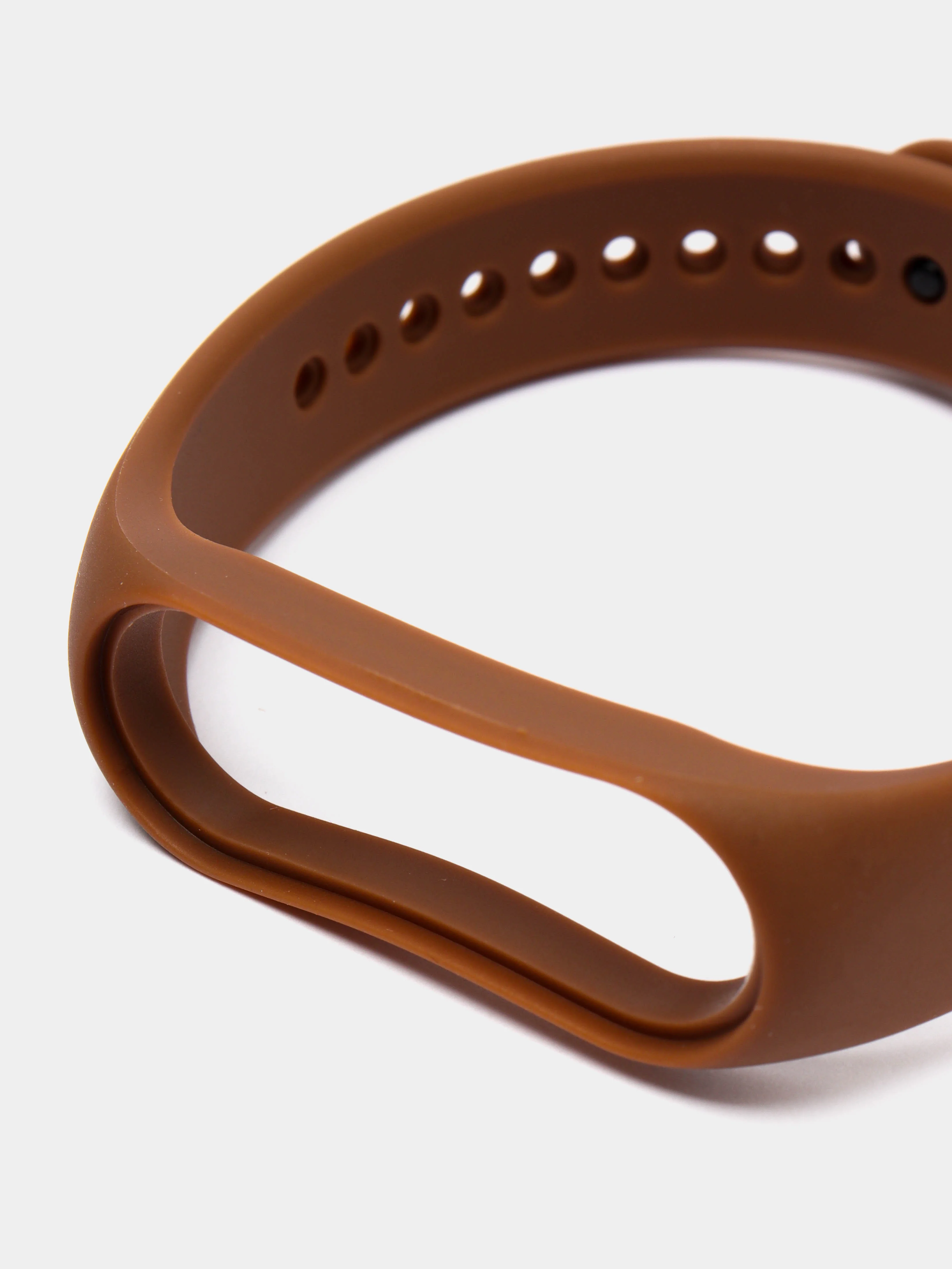 Коричневый силиконовый ремешок для фитнес-браслета Xiaomi Mi Band 7