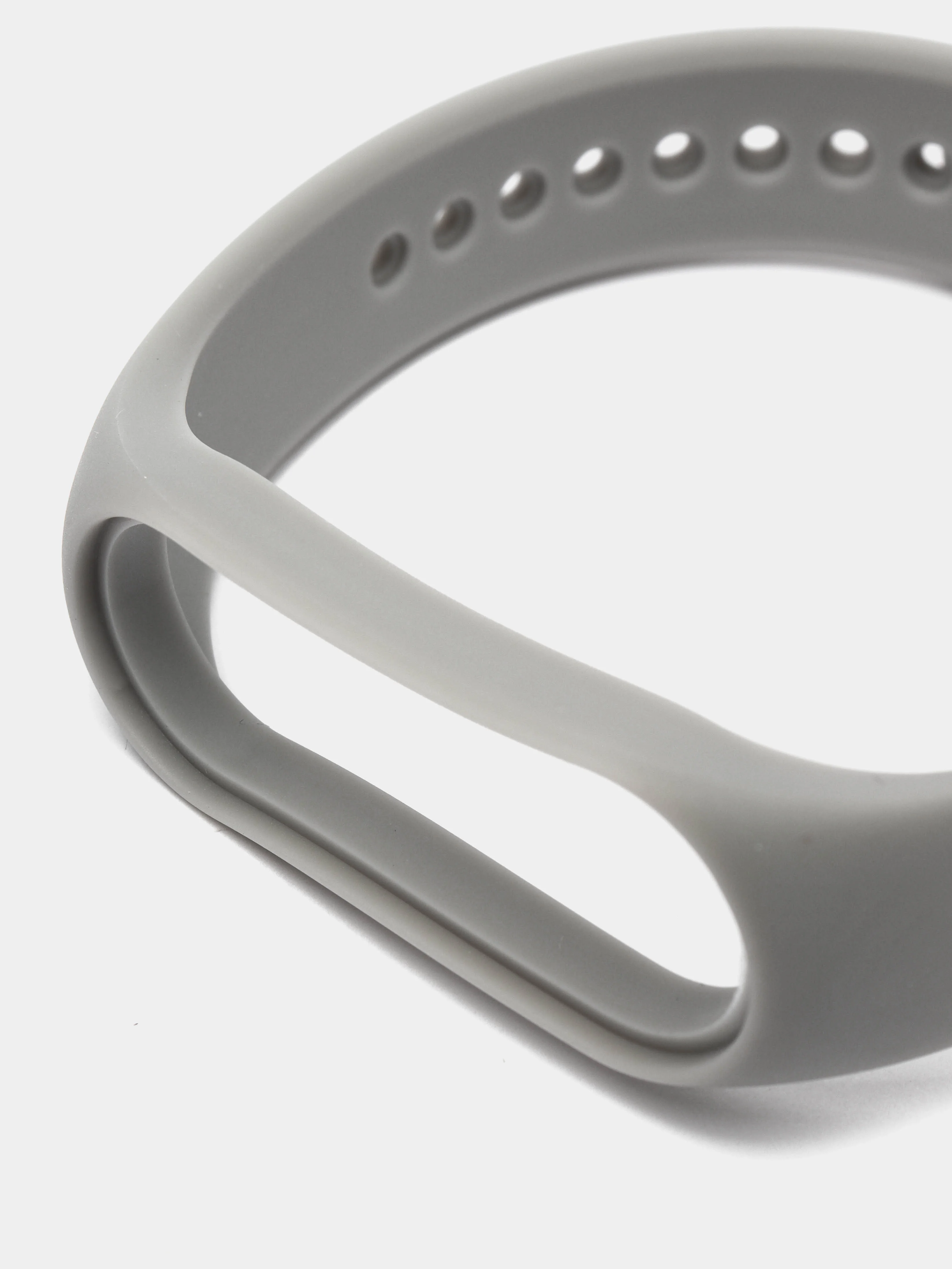 Серый силиконовый ремешок для фитнес-браслета Xiaomi Mi Band 7