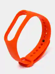 Рыжий силиконовый ремешок для Xiaomi Mi Band 3 и Mi Band 4, фитнес-браслет