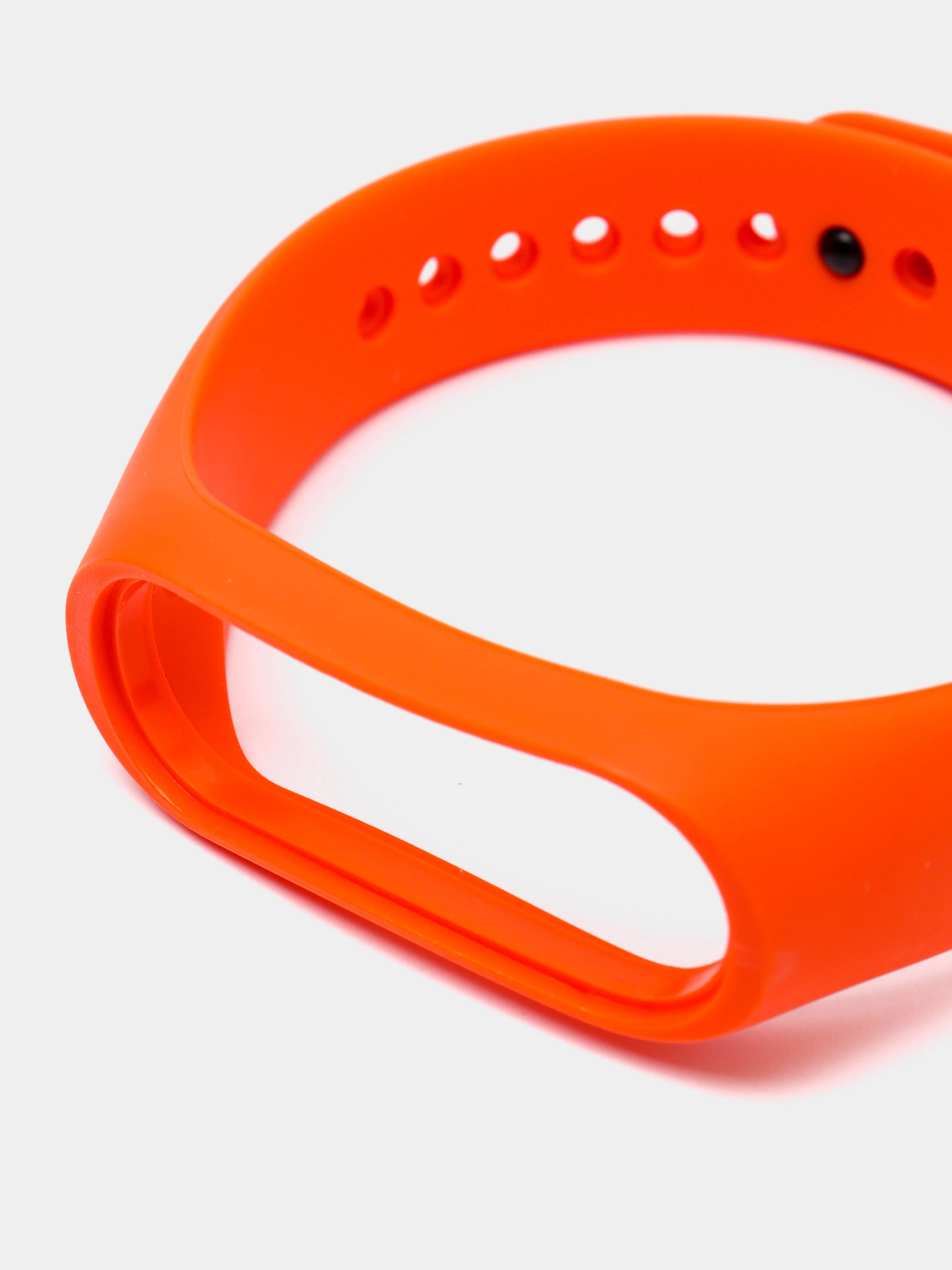 Рыжий силиконовый ремешок для Xiaomi Mi Band 3 и Mi Band 4, фитнес-браслет