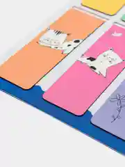 Закладки для книг МАГНИТНЫЕ, "CATS", набор 6 шт., 60x20 мм, BRAUBERG, 113159