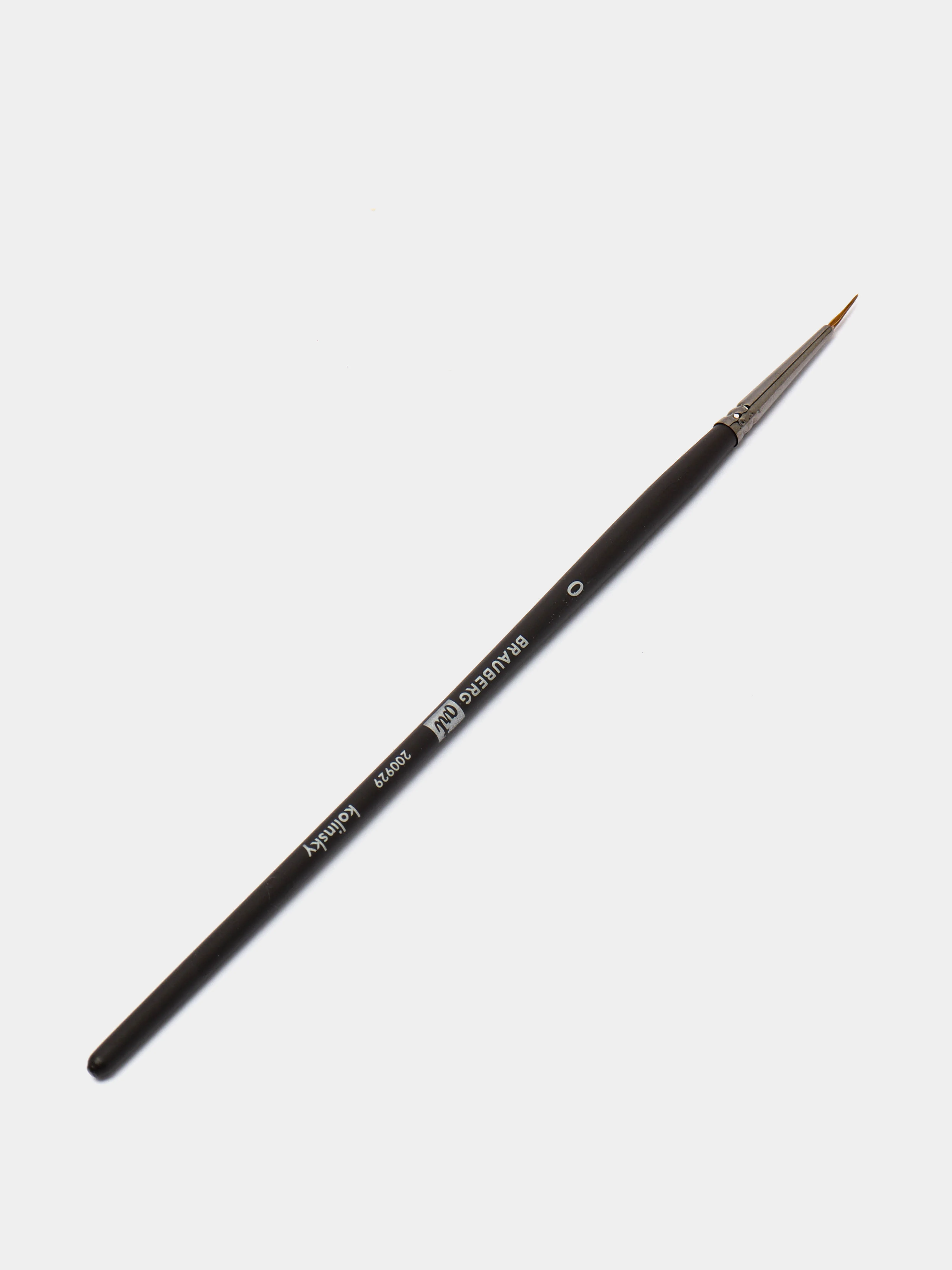 Кисть художественная проф. BRAUBERG ART CLASSIC, колонок, круглая, № 0, короткая ручка