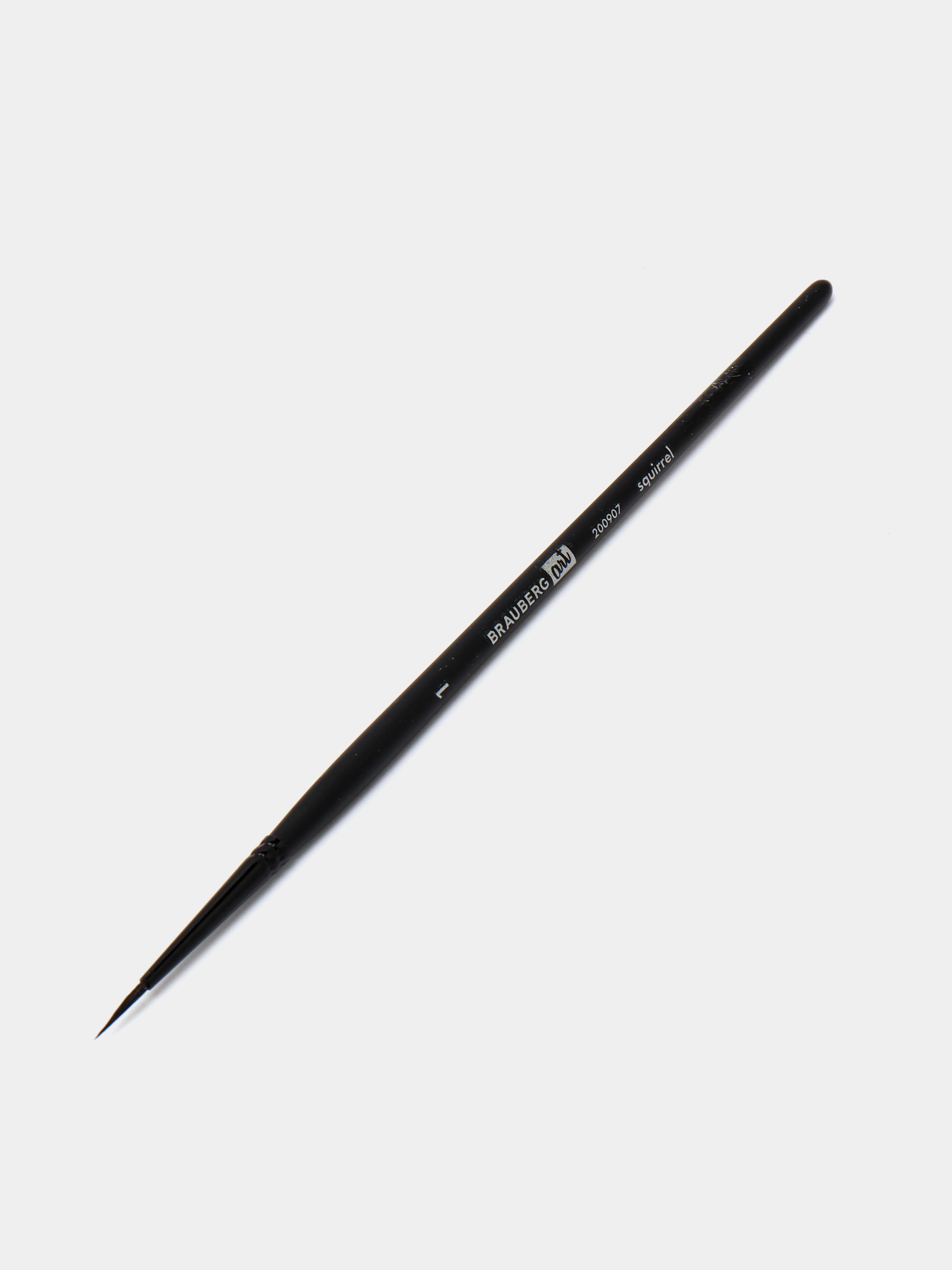 Кисть художественная проф. BRAUBERG ART CLASSIC, белка, круглая, № 1, 200907