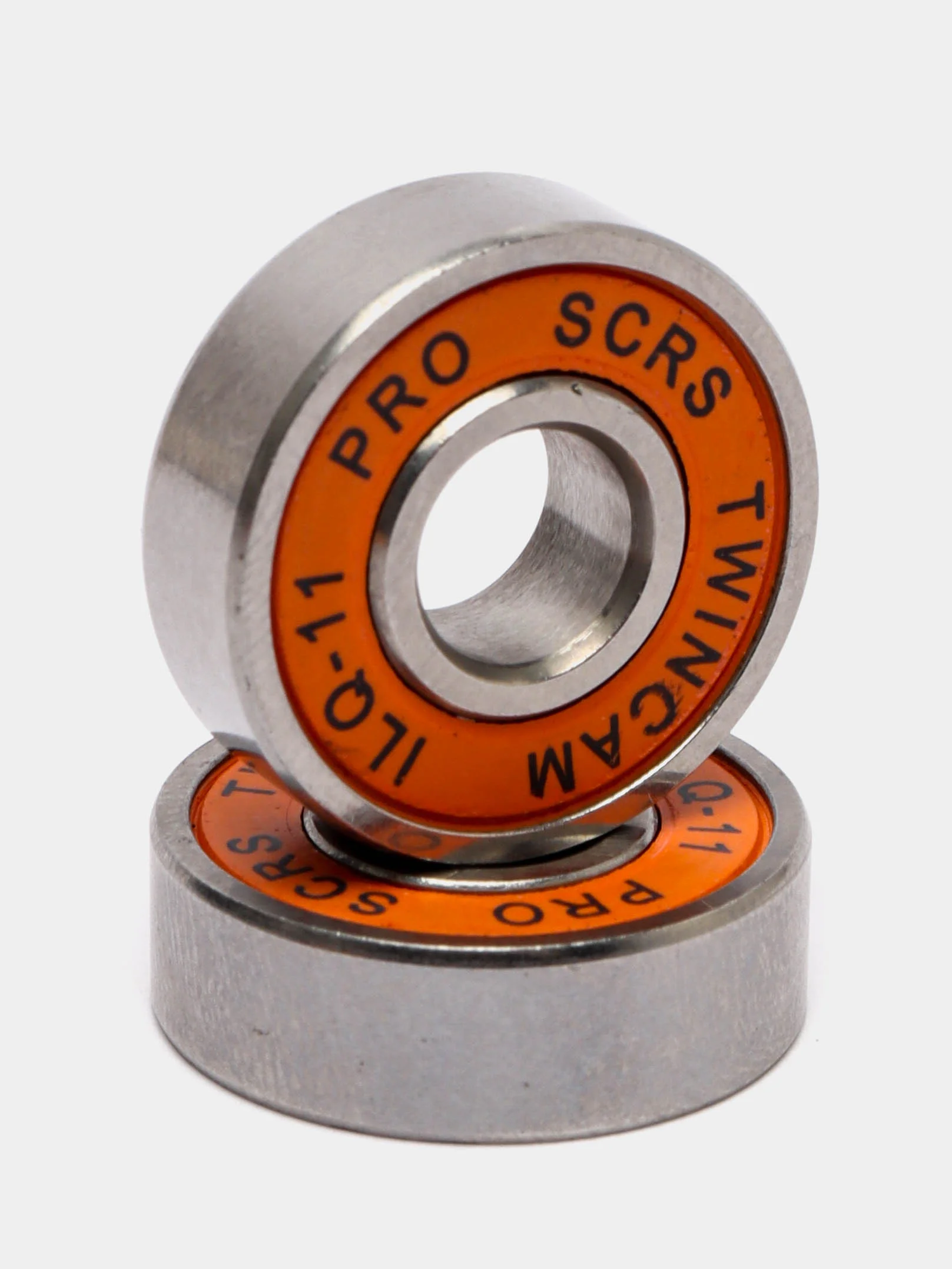 Оранжевый подшипник закрытый Twincam PRO ILQ-11 608 ABEC-11, для роликов, самокатов и скейтбордов