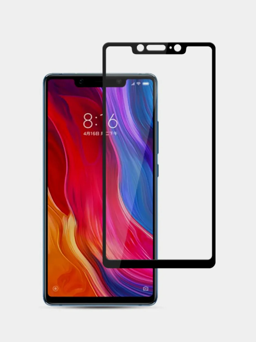 Защитное стекло 5D для Xiaomi Mi 8 SE, Сяоми Ми 8 СЕ купить по цене 75 ₽ в  интернет-магазине Магнит Маркет