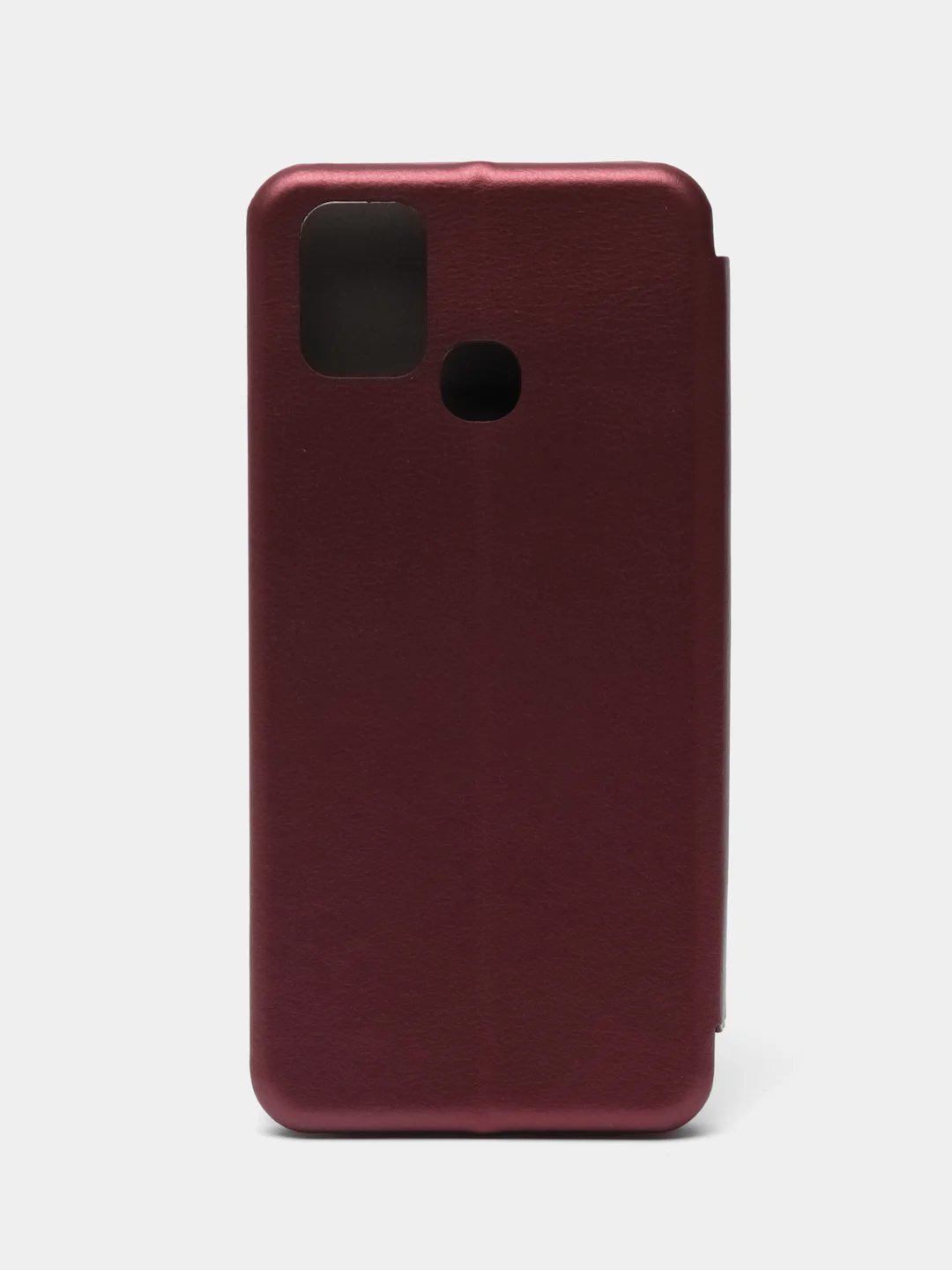 Бордовый чехол-книжка для Infinix Smart 6, Инфиникс Смарт 6