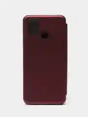 Бордовый чехол-книжка для Infinix Smart 6, Инфиникс Смарт 6